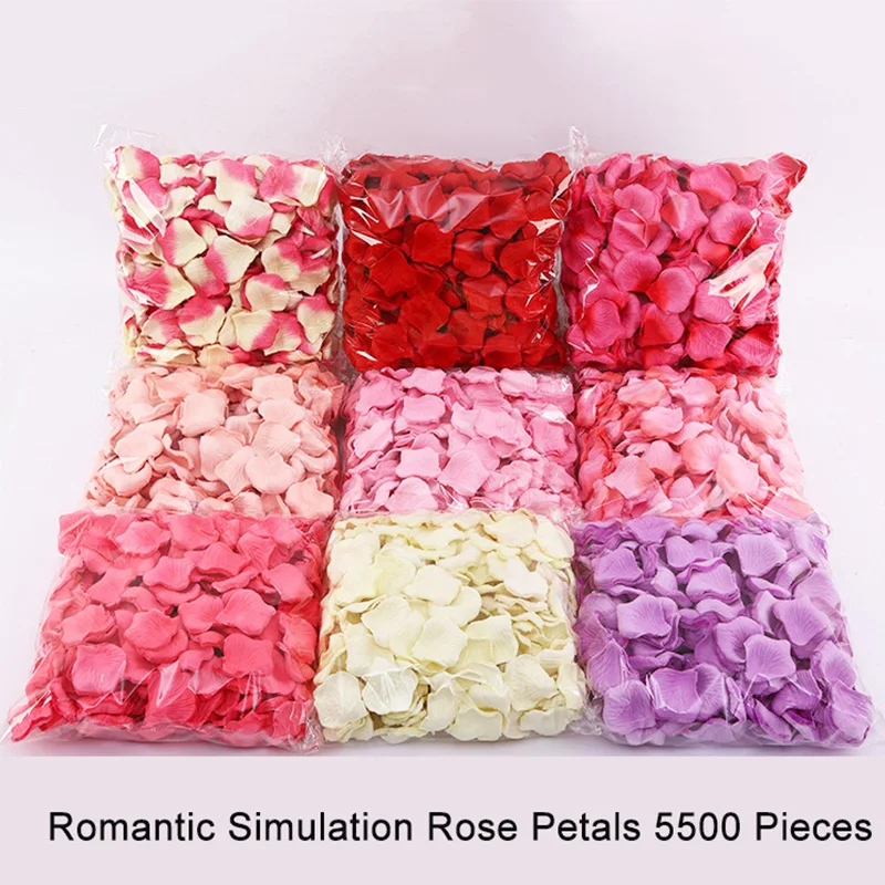 500g Simulation Rose Petals for Wedding Supplies Hand Throwing Petals Wedding Room Decoration Birthday Banquet Scene Layout
500g Simulation Rose Petals for Wedding Supplies Hand Throwing Petals Wedding Room Decoration Birthday Banquet Scene Layout