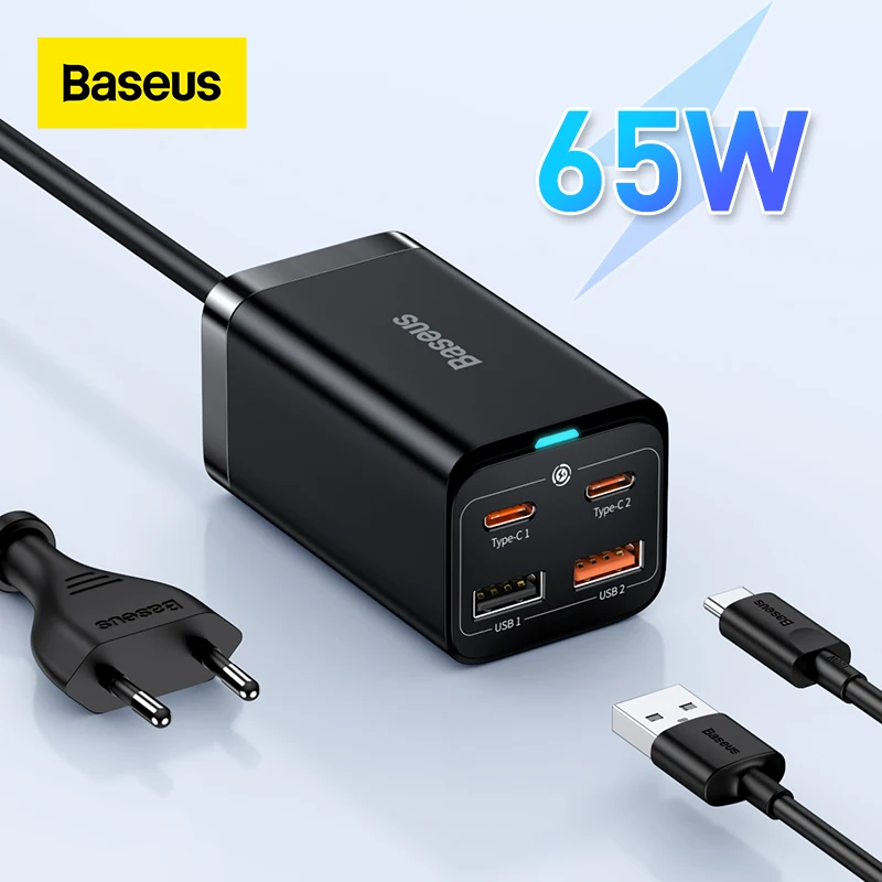 Baseus 65W GaN3 Pro Fast Charger Quick Charge 3.0 USB Type C PD For iPhone 12 13 11 Pro Sumsung Xiaomi
Baseus 65W GaN3 Pro Fast Charger Quick Charge 3.0 USB Type C PD For iPhone 12 13 11 Pro Sumsung Xiaomi