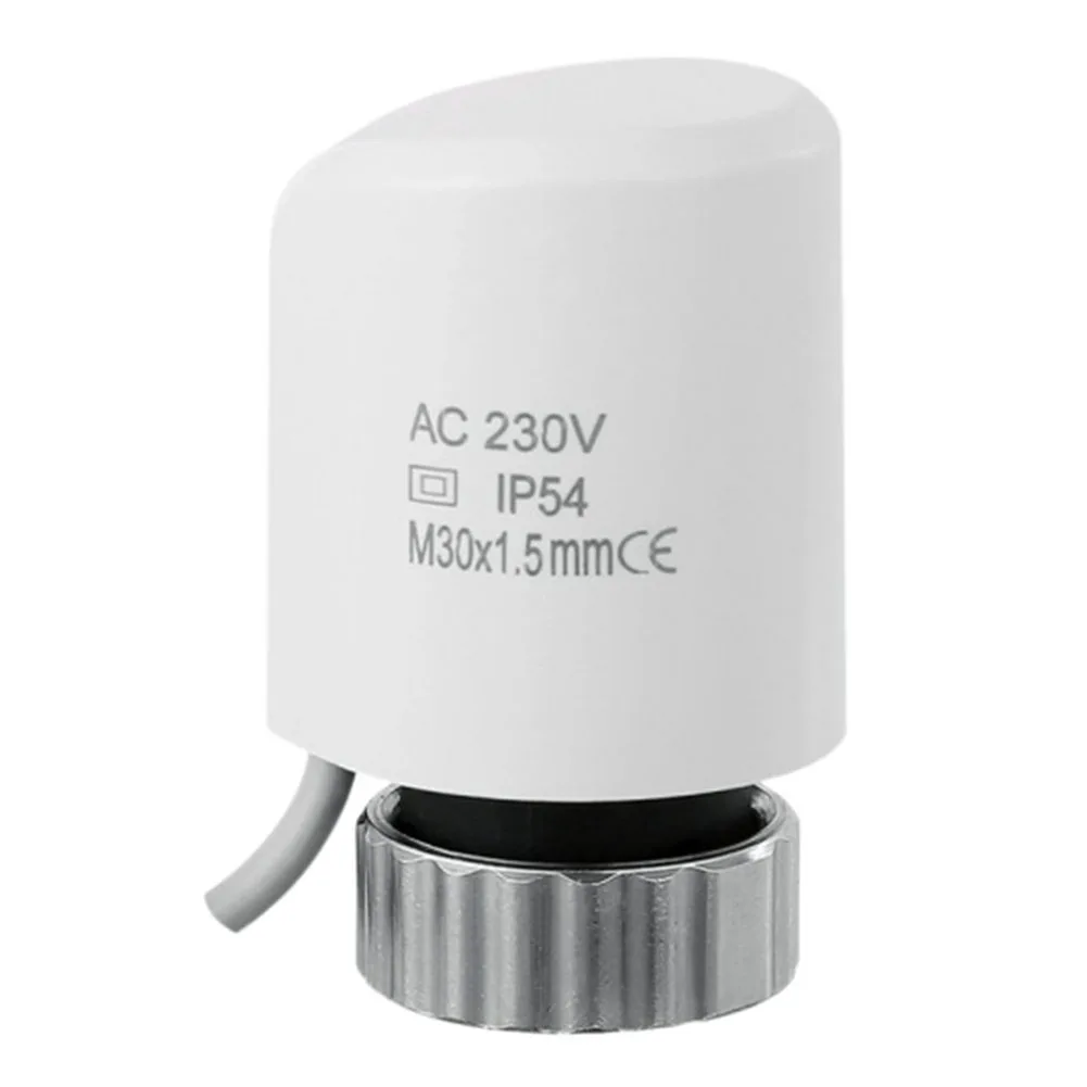 AC230V Electric Heating Actuator Valve For Thermostat Manifold Underfloor Heating Radiator Normally Opened/Closed M30*1.5mm
AC230V Electric Heating Actuator Valve For Thermostat Manifold Underfloor Heating Radiator Normally Opened/Closed M30*1.5mm