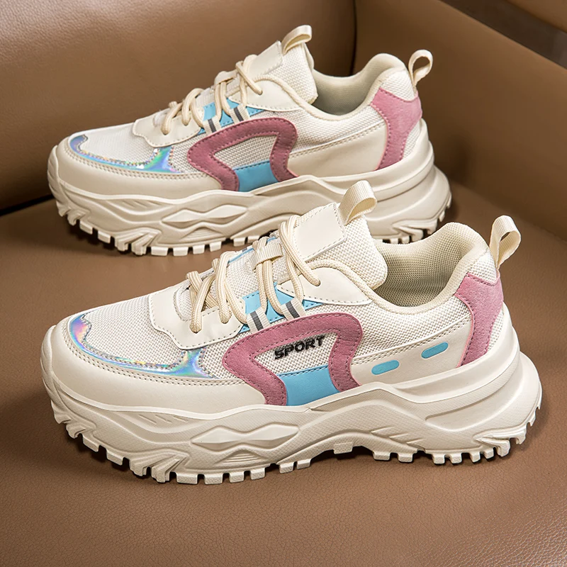 2022 Autumn Women's Sneakers Platform Wedge Shoes Chunky Sneaker Women Breathable Casual Running Sneaker Women Vulcanized Shoes
2022 Autumn Women's Sneakers Platform Wedge Shoes Chunky Sneaker Women Breathable Casual Running Sneaker Women Vulcanized Shoes