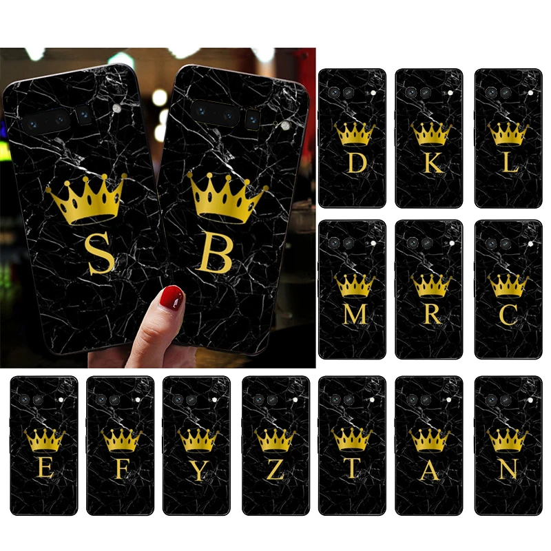 Phone Case for Google Pixel 7 Pro 7 6A 6 Pro 5A 4A 3A Pixel 4 XL Pixel 5 6 4 3 XL 3A XL 2 XL Monogram Marble Crown initials Name
Phone Case for Google Pixel 7 Pro 7 6A 6 Pro 5A 4A 3A Pixel 4 XL Pixel 5 6 4 3 XL 3A XL 2 XL Monogram Marble Crown initials Name