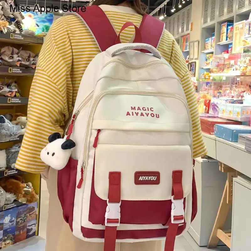 Laptop Student College Backpacks Ladies Fashion Girl Kawaii Waterproof Book Bag Women Travel Trendy School Bag Female Cute Nylon
Laptop Student College Backpacks Ladies Fashion Girl Kawaii Waterproof Book Bag Women Travel Trendy School Bag Female Cute Nylon