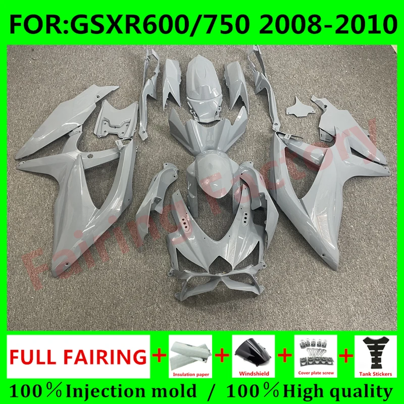 Новый комплект обтекателей для мотоцикла ABS Подходит для GSXR600 750 08 09 10 GSXR 600 GSX-R750 K8 2008 2009 2010 комплекты обтекателей серый
Новый комплект обтекателей для мотоцикла ABS Подходит для GSXR600 750 08 09 10 GSXR 600 GSX-R750 K8 2008 2009 2010 комплекты обтекателей серый