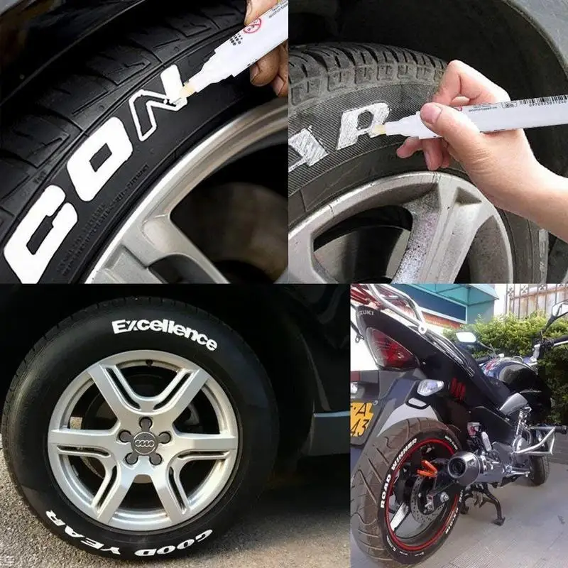 Wheel Disc Tyre Pens Paint White Color Markers Pens Car Paint Pencil Speed Marker for Vehicles Chrome Auto Detailing Accessories
Wheel Disc Tyre Pens Paint White Color Markers Pens Car Paint Pencil Speed Marker for Vehicles Chrome Auto Detailing Accessories