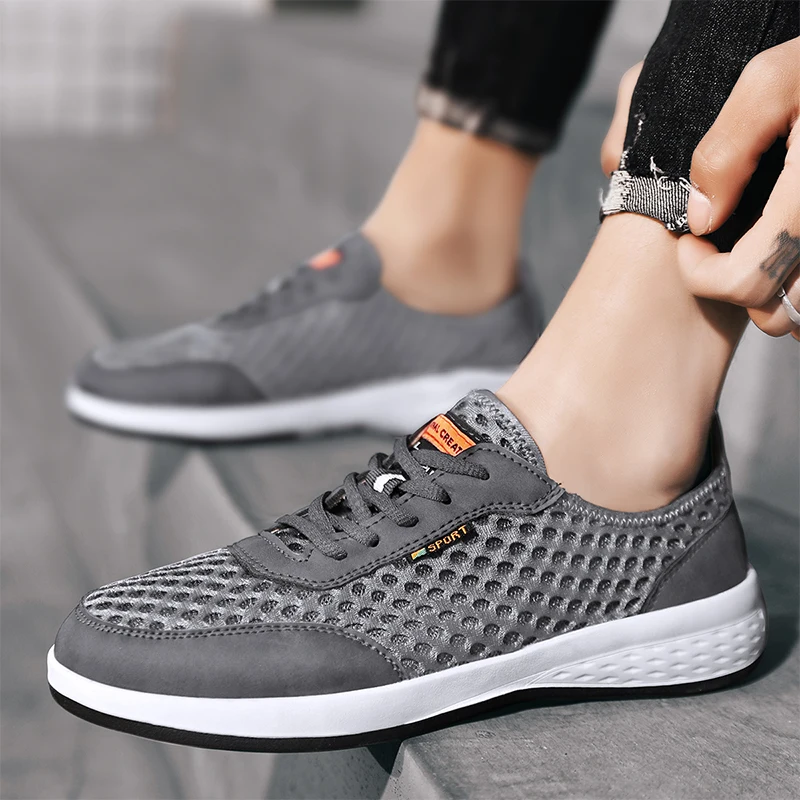 Fashion Men Sneakers Summer Men Shoes Lightweight Walking Men Casual Shoes Mesh Lightweight Loafers Breathable Sneakers 38-46
Fashion Men Sneakers Summer Men Shoes Lightweight Walking Men Casual Shoes Mesh Lightweight Loafers Breathable Sneakers 38-46