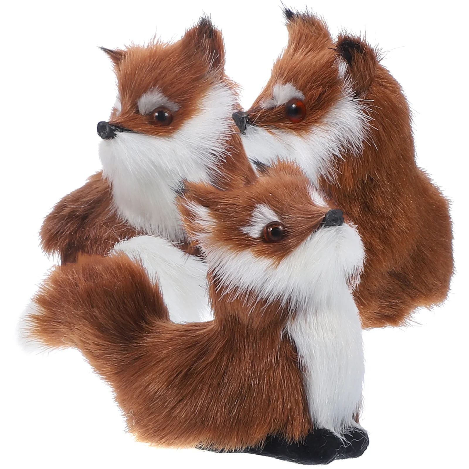 3 Pcs Small Fox Decor Adorable Animal Figurine Mini Hanging Realistic Furry Plastic Faux
3 Pcs Small Fox Decor Adorable Animal Figurine Mini Hanging Realistic Furry Plastic Faux