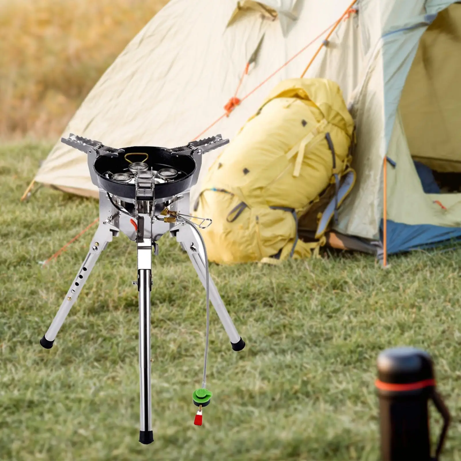 Туристическая газовая плита с регулируемой высотой, 8400 Вт, складная горелка
Туристическая газовая плита с регулируемой высотой, 8400 Вт, складная горелка