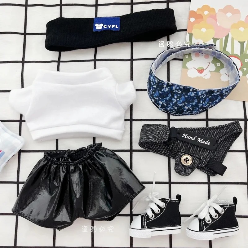 20CM Idol Doll Replaceable Clothes Concert Costumes Vest Leather Pants Plush Dolls Accessories Jungkook Jimin NCT Gifts 
20CM Idol Doll Replaceable Clothes Concert Costumes Vest Leather Pants Plush Dolls Accessories Jungkook Jimin NCT Gifts