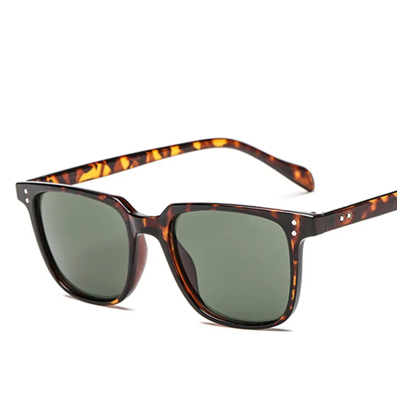 Фото Солнцезащитные очки ZXWLYXGX мужские с квадратной оправой брендовые дизайнерские