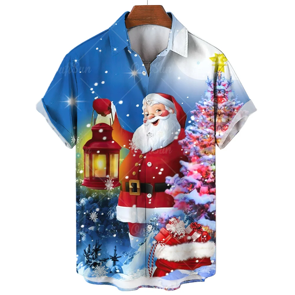 Christmas Hawaiian Shirt For Men Funny Santa Claus Graphic Shirts 3d Print Short Sleeve Beach Tees Oversized Men's Clothing Tops
Christmas Hawaiian Shirt For Men Funny Santa Claus Graphic Shirts 3d Print Short Sleeve Beach Tees Oversized Men's Clothing Tops