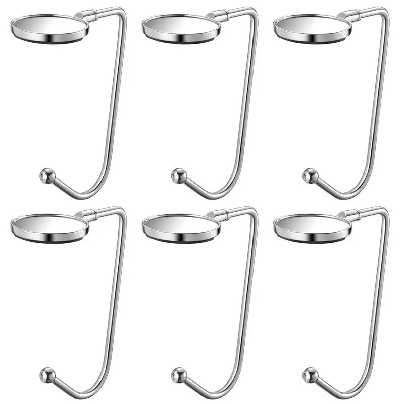 IMIKEYA 6PCS Metal Bag Hangers Purse Hooks Christmas Stocking Handbag Holder for Table Desk
IMIKEYA 6PCS Metal Bag Hangers Purse Hooks Christmas Stocking Handbag Holder for Table Desk