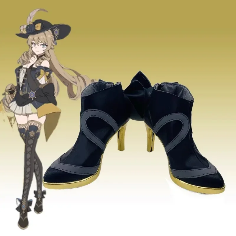 Genshin Impact Fontaine Navia Cosplay Costume Boots Wig Long Curly Linen Gold Wig Cosplay Shoes Anime Cosplay Wig+cap
Genshin Impact Fontaine Navia Cosplay Costume Boots Wig Long Curly Linen Gold Wig Cosplay Shoes Anime Cosplay Wig+cap