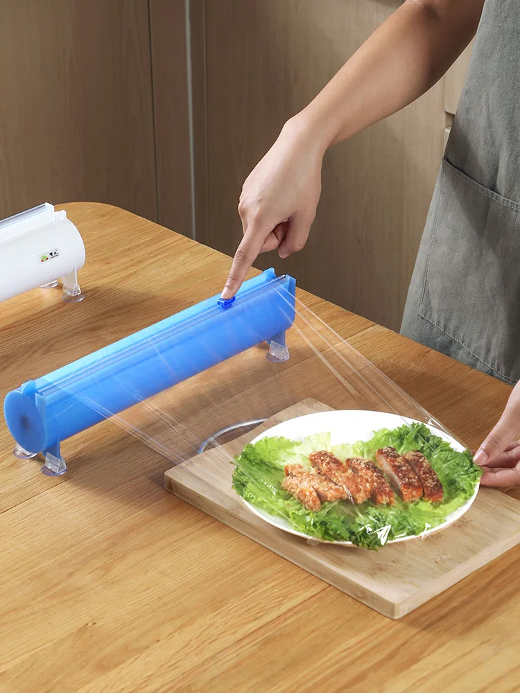 Plastic Wrap Cutter Wall-Mounted Multifunctional Tinfoil Cutting Box Household Preservative Film Storage Cutting Rack
Plastic Wrap Cutter Wall-Mounted Multifunctional Tinfoil Cutting Box Household Preservative Film Storage Cutting Rack