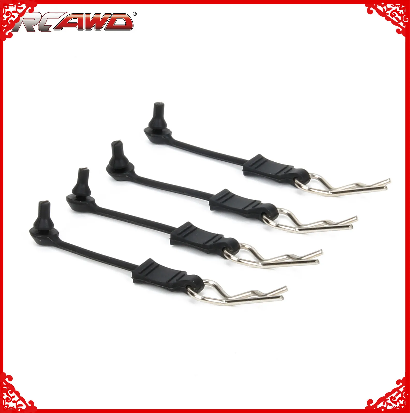 4 pcs/set BODY CLIP RETAINERS 1/8 SCALE for Arrma 1-7 1-8 series cars hopups upgrade parts
4 pcs/set BODY CLIP RETAINERS 1/8 SCALE for Arrma 1-7 1-8 series cars hopups upgrade parts