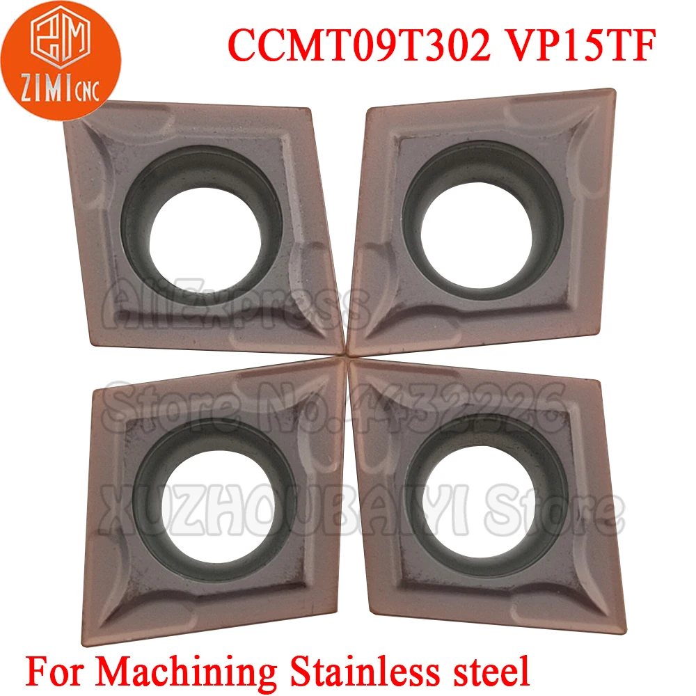 10P CCMT09T302 VP15TF CCMT 09T302 VP15TF Carbide Inserts Turning Cutter for SCLCR SCKCR SCMCN Turning Tools for Stainless Steel
10P CCMT09T302 VP15TF CCMT 09T302 VP15TF Carbide Inserts Turning Cutter for SCLCR SCKCR SCMCN Turning Tools for Stainless Steel