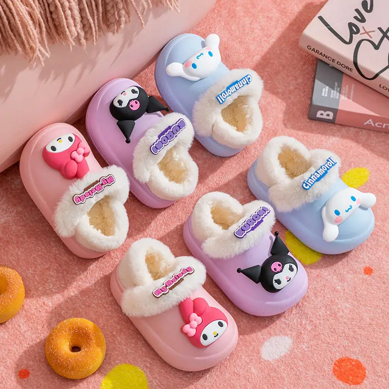 Kawaii Sanrio My Melody Детские хлопковые тапочки Cinnamoroll Kuromi модные выходные Мультяшные коралловые бархатные теплые аниме для девочек
Kawaii Sanrio My Melody Детские хлопковые тапочки Cinnamoroll Kuromi модные выходные Мультяшные коралловые бархатные теплые аниме для девочек