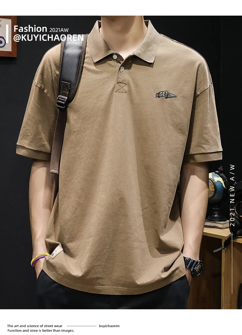 M0232 2022 T-Shirt Polo Shirt Men's Short Sleeve T-Shirt Summer Men's Half Sleeve Cotton Men's Clothing
M0232 2022 T-Shirt Polo Shirt Men's Short Sleeve T-Shirt Summer Men's Half Sleeve Cotton Men's Clothing