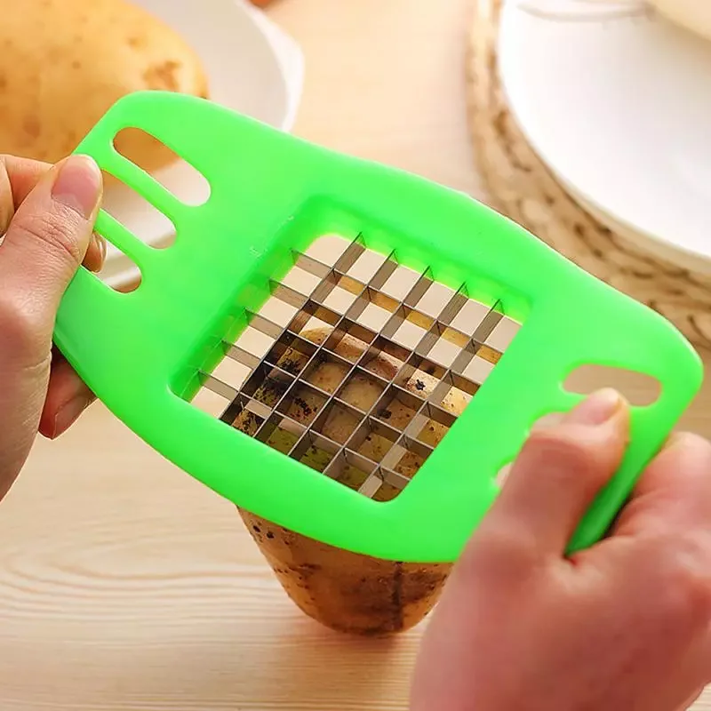 2022New Potato Cutter Stainless Steel Cutter Potatoes Cutter Chopper Chips Making Tool Home Kitchen Gadgets Accessories Dropship
2022New Potato Cutter Stainless Steel Cutter Potatoes Cutter Chopper Chips Making Tool Home Kitchen Gadgets Accessories Dropship