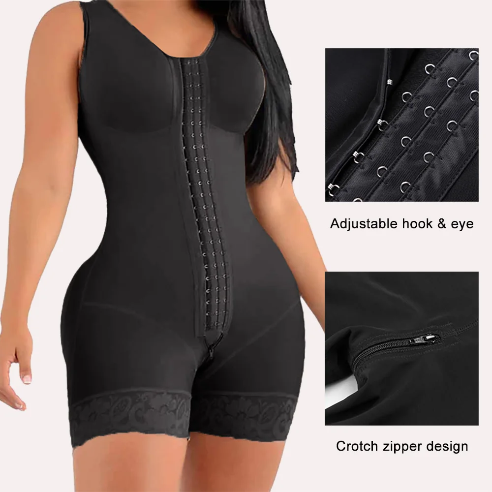 Fajas Colombian Women's Shapewear Slimming Skims Butt Lifter Full Body Shaper Bbl Tummy Control Bodysuit Crotch Ziper Design XS
Fajas Colombian Women's Shapewear Slimming Skims Butt Lifter Full Body Shaper Bbl Tummy Control Bodysuit Crotch Ziper Design XS