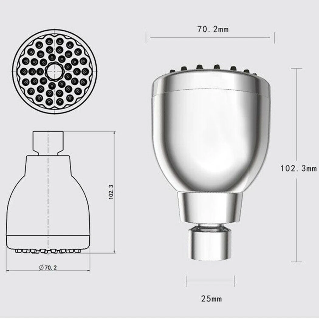 Bathroom Boosting Rain Fixed Showerhead Long lasting ABS Material Rust proof Surface Treatment Pressurized Water Outlet
Bathroom Boosting Rain Fixed Showerhead Long lasting ABS Material Rust proof Surface Treatment Pressurized Water Outlet