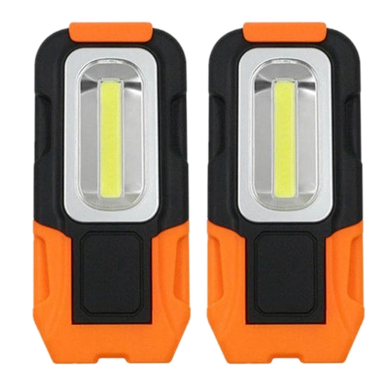 2X Portable LED Work Lamp Multi-Use COB Flashlight Flood Light Strong Magnetic Adsorption Lamp
2X Portable LED Work Lamp Multi-Use COB Flashlight Flood Light Strong Magnetic Adsorption Lamp