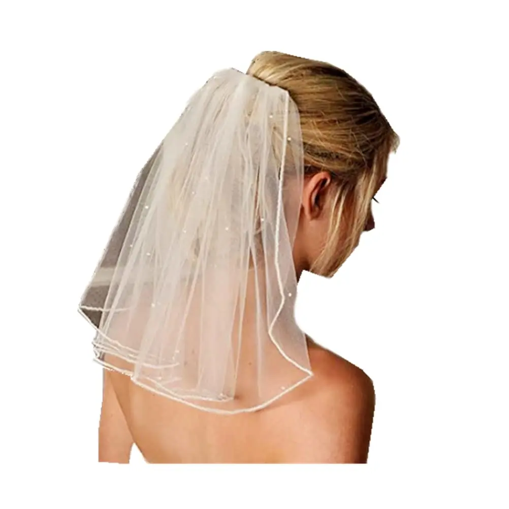 Flower Girl Veil First Communion Veils Short Bachelorette Veils with Rhinestone Comb Wedding Hair Accessories for Children Girl
Flower Girl Veil First Communion Veils Short Bachelorette Veils with Rhinestone Comb Wedding Hair Accessories for Children Girl