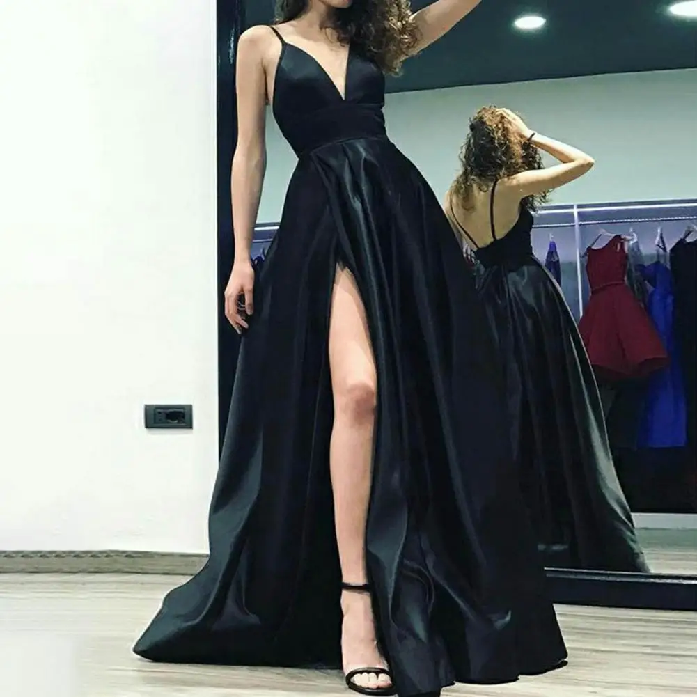 Sling Dress High Waist V Neck All-match Adjustable Strap Party Dress for Banquet Dresses for Women 2022 Large A-line Long Skirt
Sling Dress High Waist V Neck All-match Adjustable Strap Party Dress for Banquet Dresses for Women 2022 Large A-line Long Skirt