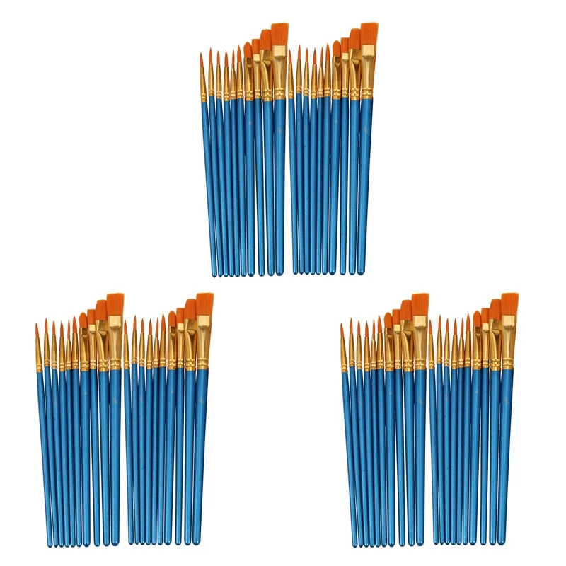 Paint Brush Set By, 60 Pcs Nylon Hair Brushes For Acrylic Oil Watercolor Painting Artist Professional Painting Kits
Paint Brush Set By, 60 Pcs Nylon Hair Brushes For Acrylic Oil Watercolor Painting Artist Professional Painting Kits