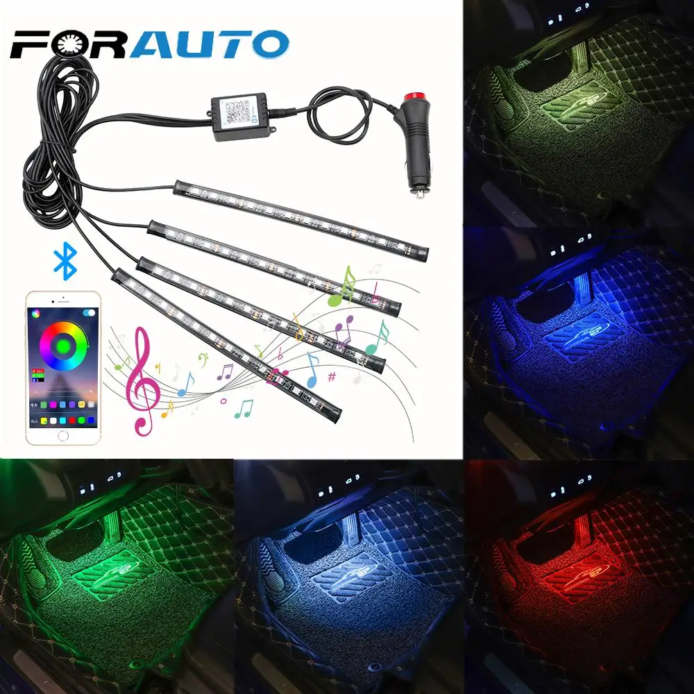 Bluetooth Car RGB Atmosphere Lamp LED Strip Ambient Mood Light Foot Floor Decoration Voice Control Auto Accessories Interior 12V
Bluetooth Car RGB Atmosphere Lamp LED Strip Ambient Mood Light Foot Floor Decoration Voice Control Auto Accessories Interior 12V