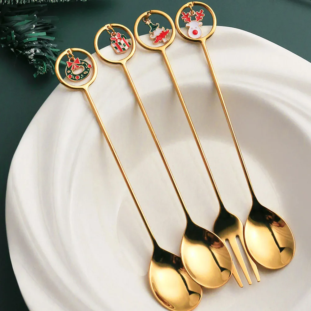 6pcs/set Merry Christmas Spoons Fork Dinnerware 2024 New Year Xmas Party Tableware Decorations For Home Table Navidad Noel Gift
6pcs/set Merry Christmas Spoons Fork Dinnerware 2024 New Year Xmas Party Tableware Decorations For Home Table Navidad Noel Gift