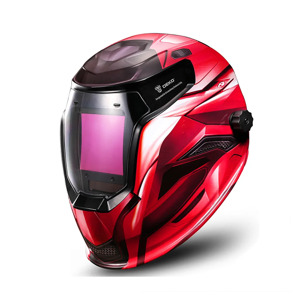 MZ240 Red Solar Auto Darkening MIG MMA Electric Welding Mask/Helmet/Welding Lens for Welding Machine or Plasma Cutter
MZ240 Red Solar Auto Darkening MIG MMA Electric Welding Mask/Helmet/Welding Lens for Welding Machine or Plasma Cutter