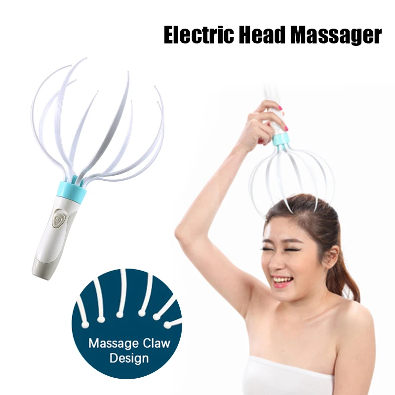 

Octopus Head Scalp Relaxation Massage Pain Relief Massager Eight Claw Electric Household Kneading Soul Extractor Head Massager