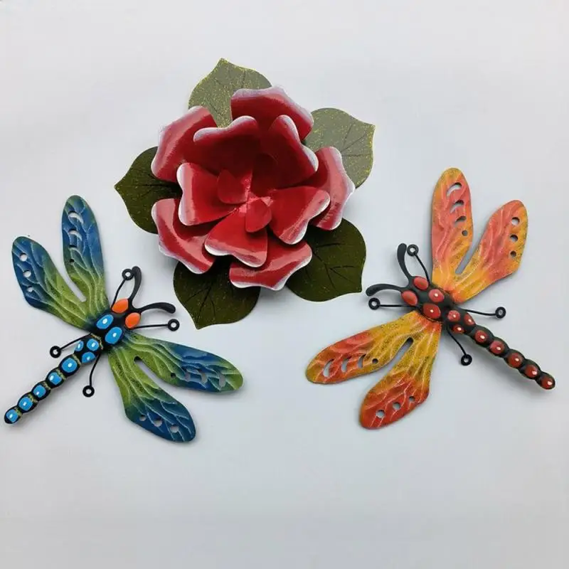 Decorative Pendant Wall Hanging Art Sculpture Wrought Iron Bee Pendant Colorful Outdoor Dragonfly Decoration 3d Iron
Decorative Pendant Wall Hanging Art Sculpture Wrought Iron Bee Pendant Colorful Outdoor Dragonfly Decoration 3d Iron