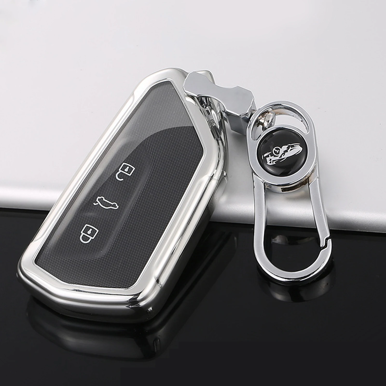 TPU Car Key Cover for Volkswagen Golf 8 Mk8 2020 Skoda Octavia 3 Button Smart Keyless Remote Box Key Fob Holder
TPU Car Key Cover for Volkswagen Golf 8 Mk8 2020 Skoda Octavia 3 Button Smart Keyless Remote Box Key Fob Holder