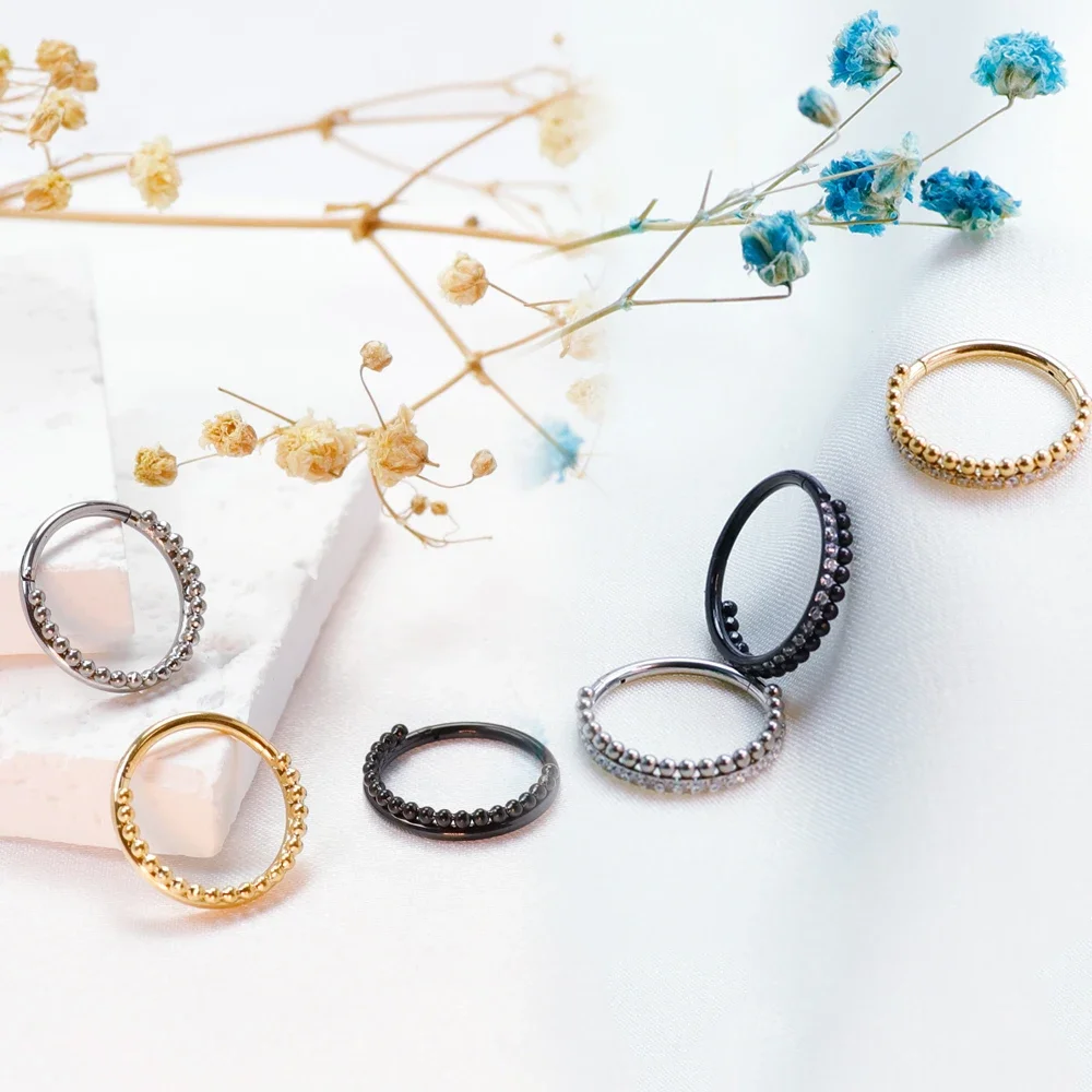 Piercing Helix Tragus G23 Titanium Ball Cartilage Nose Hoop Ring septum clicker Body Earrings Women Industrial Charming Jewelry 
Piercing Helix Tragus G23 Titanium Ball Cartilage Nose Hoop Ring septum clicker Body Earrings Women Industrial Charming Jewelry