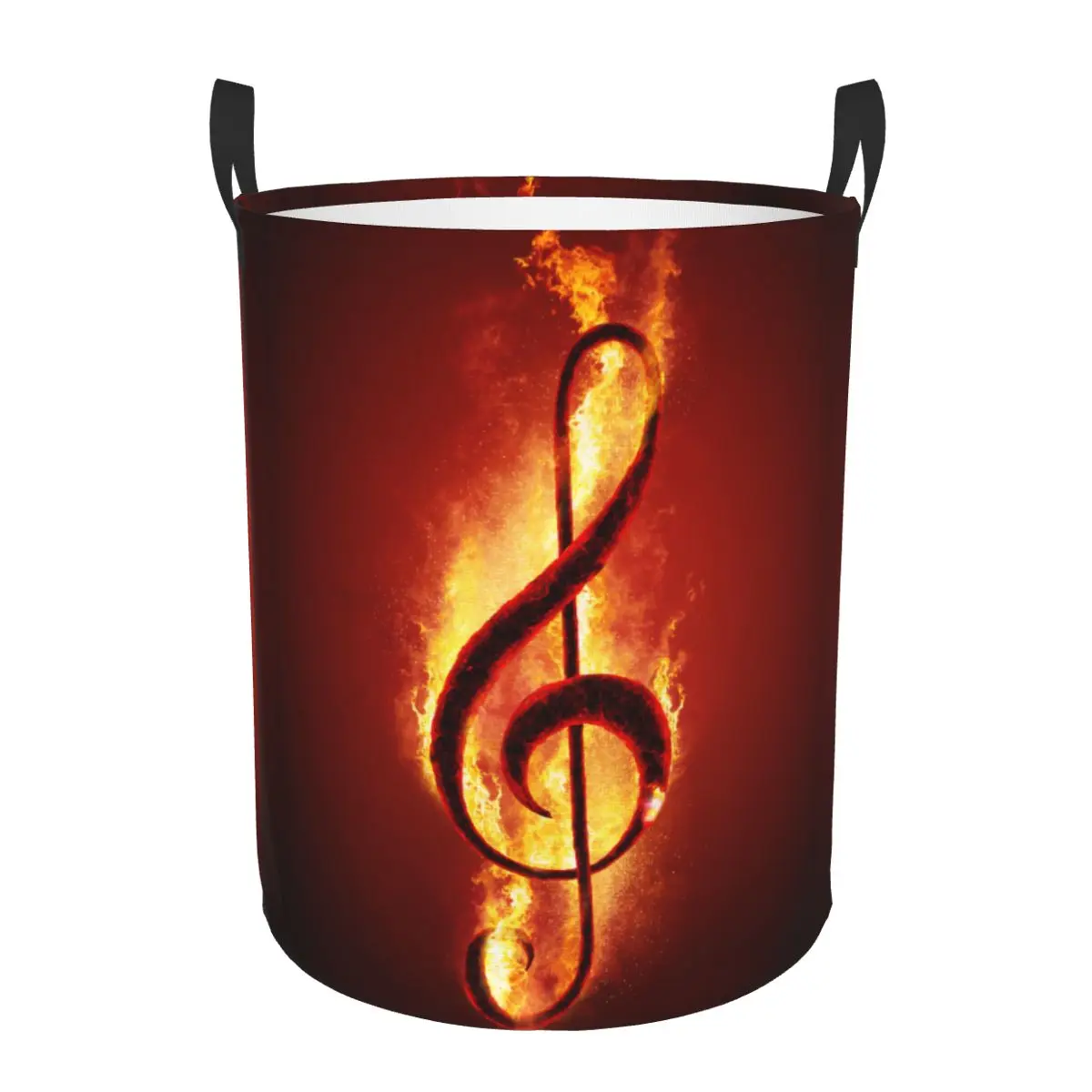 Foldable Laundry Basket for Dirty Clothes Musical Notes Of Fire Flame Storage Hamper Kids Baby Home Organizer
Foldable Laundry Basket for Dirty Clothes Musical Notes Of Fire Flame Storage Hamper Kids Baby Home Organizer