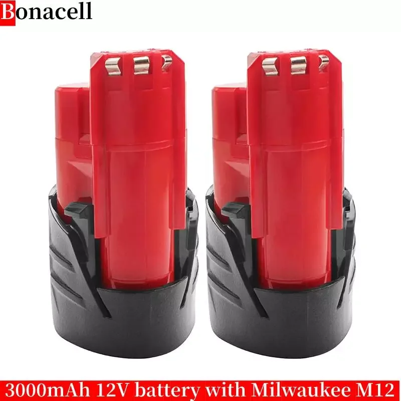 3000mAh 12V Replacement Battery Compatible with Milwaukee M12 XC 48-11-2410 48-11-2420 48-11-2411 12-Volt Cordless Tools Batteri
3000mAh 12V Replacement Battery Compatible with Milwaukee M12 XC 48-11-2410 48-11-2420 48-11-2411 12-Volt Cordless Tools Batteri
