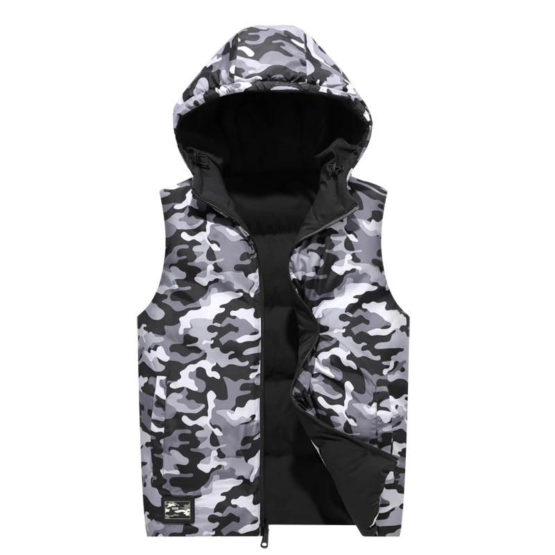 Couple Jacket Vest Men's Autumn and Winter Camouflage Sleeveless Jacket Warm Large Size Men's Vest Double-sided Jacket M-8XL 
Couple Jacket Vest Men's Autumn and Winter Camouflage Sleeveless Jacket Warm Large Size Men's Vest Double-sided Jacket M-8XL