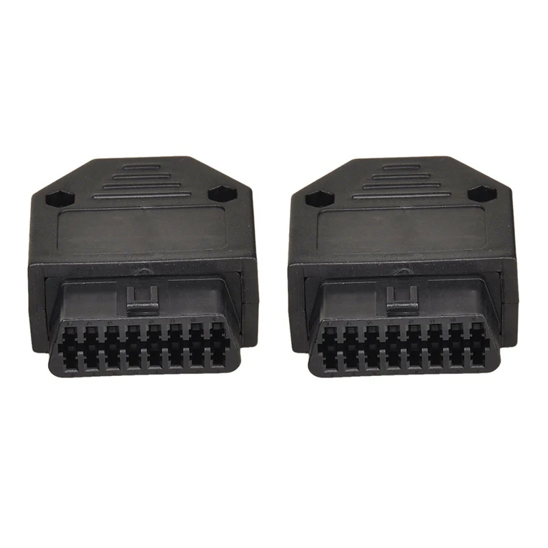 2X OBD2 OBD II 16 Pin Connector Socket Diagnostic Tool Adapter OBD Connector + Enclosures + Terminal + Screws
2X OBD2 OBD II 16 Pin Connector Socket Diagnostic Tool Adapter OBD Connector + Enclosures + Terminal + Screws