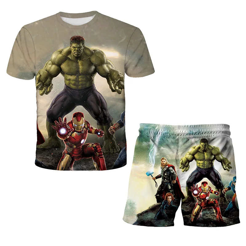 Детская футболка с рисунком героев Marvel, детская одежда для девочек от 2 до 8 лет, комплект детской одежды для мальчиков, детская спортивная од...
Детская футболка с рисунком героев Marvel, детская одежда для девочек от 2 до 8 лет, комплект детской одежды для мальчиков, детская спортивная од...