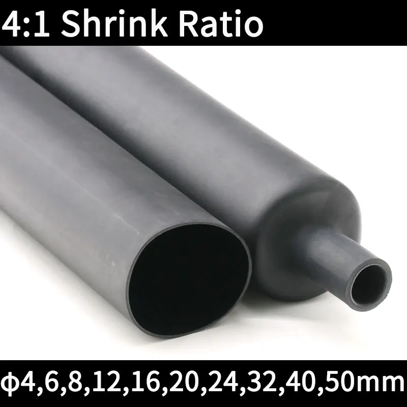 Heat Shrink Tube with Glue Adhesive Lined 4:1 Dual Wall Tubing Dia 4 6 8 12 16 20 24 32 40 52 mm Sleeve Wrap Wire Cable kit
Heat Shrink Tube with Glue Adhesive Lined 4:1 Dual Wall Tubing Dia 4 6 8 12 16 20 24 32 40 52 mm Sleeve Wrap Wire Cable kit