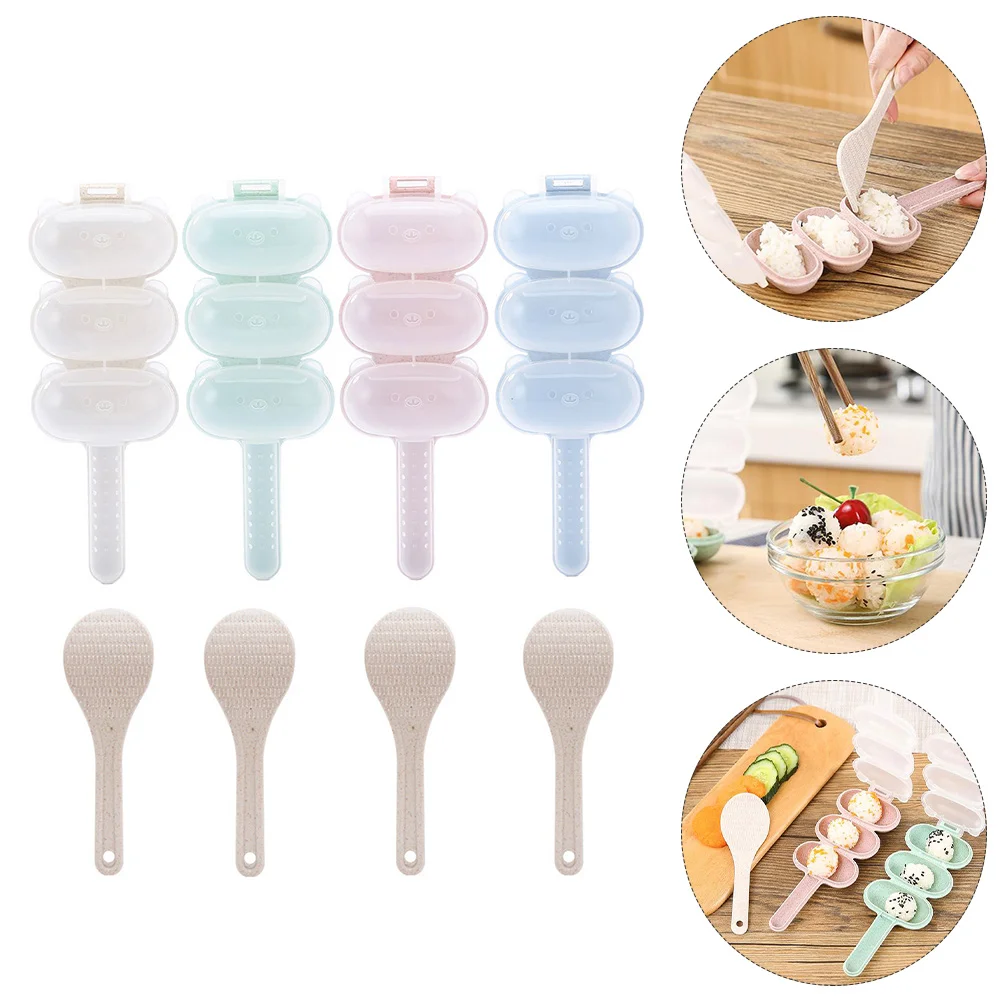 8pcs Rice Ball Shaker Mould Sushi Rice Ball Rice Ball Mould DIY Rice Ball Mould for Home DIY
8pcs Rice Ball Shaker Mould Sushi Rice Ball Rice Ball Mould DIY Rice Ball Mould for Home DIY