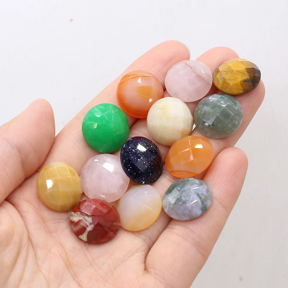 10 шт., бусины из натурального камня, 16 х16 мм 
10 шт., бусины из натурального камня, 16 х16 мм