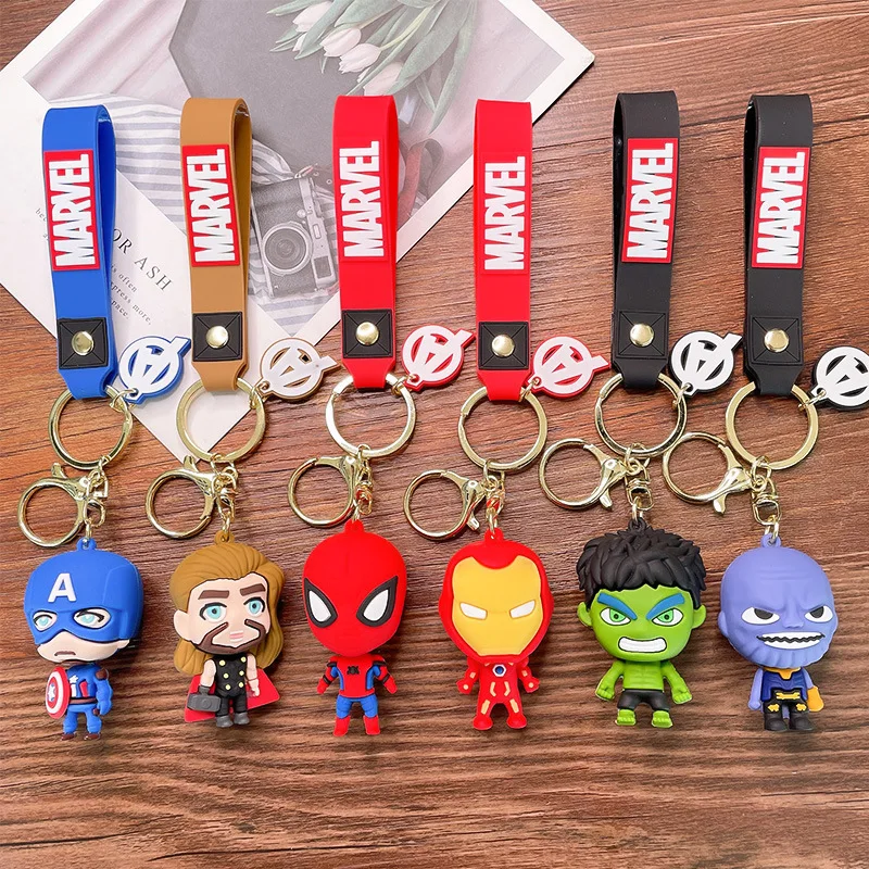 Disney Marvel Keychain Boys GirlsCar Bags Keyring Pendant Spiderman Hulk Iron Man Cute Key Chain Creative Accessories Kids Gift
Disney Marvel Keychain Boys GirlsCar Bags Keyring Pendant Spiderman Hulk Iron Man Cute Key Chain Creative Accessories Kids Gift