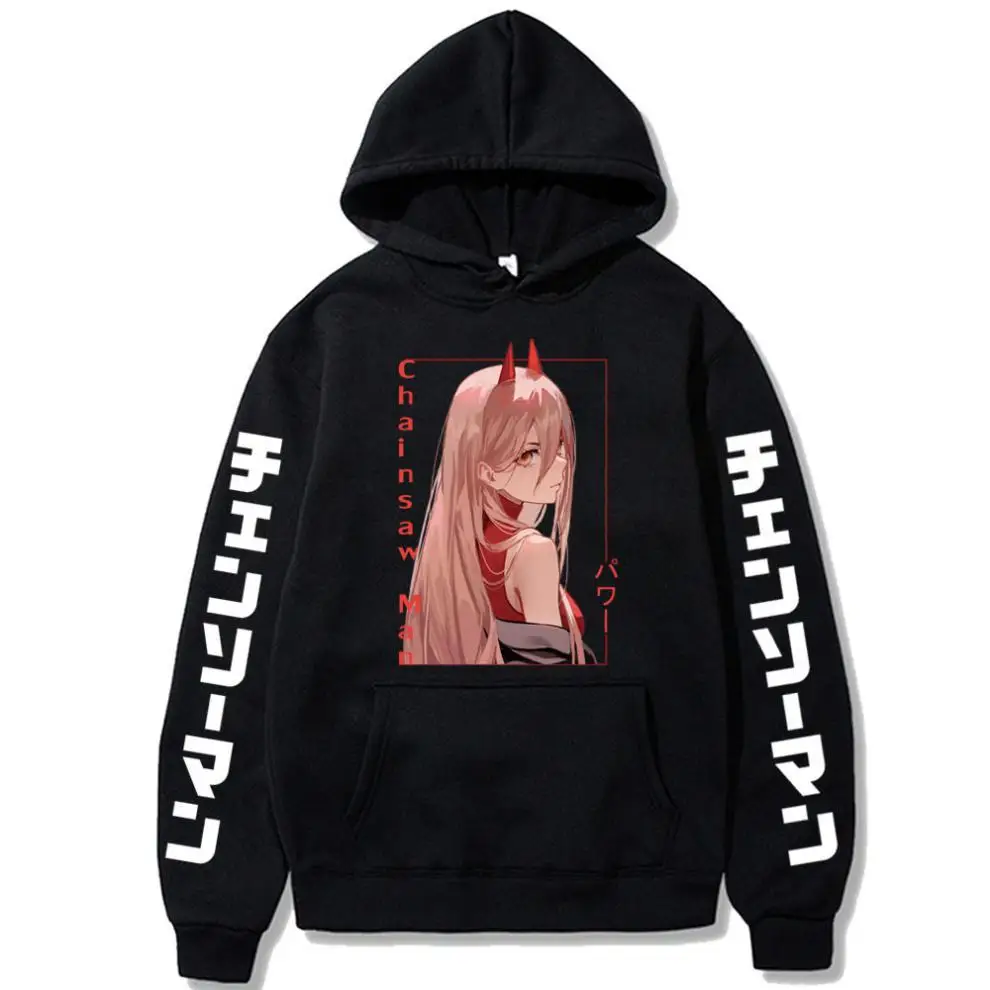 New Hot Anime Chainsaw Man Power Hoodie Men/Women Casual Fashion Sweatshirts Unisex Streetwear Harajuku Clothes Oversize Tee Top
New Hot Anime Chainsaw Man Power Hoodie Men/Women Casual Fashion Sweatshirts Unisex Streetwear Harajuku Clothes Oversize Tee Top