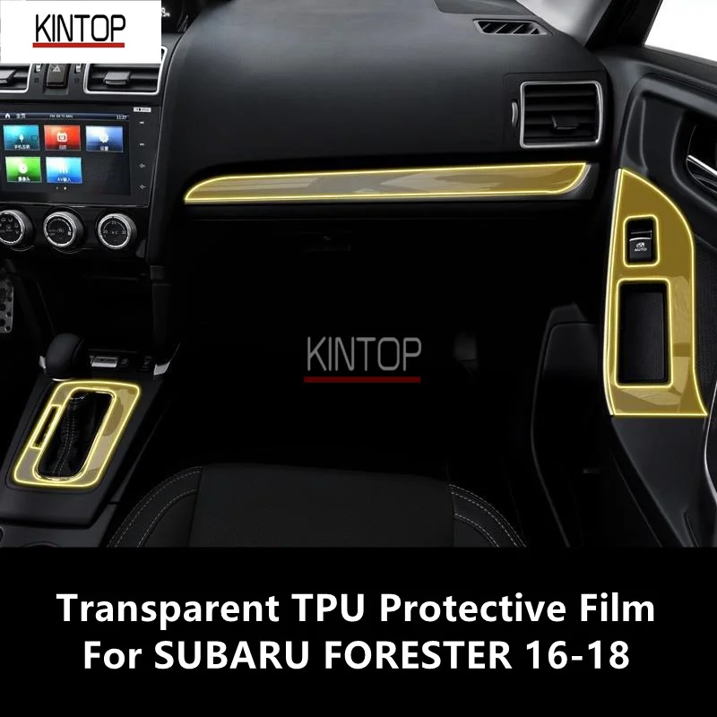 For SUBARU FORESTER 16-18 Car Interior Center Console Transparent TPU Protective Film Anti-scratch Repair Film Accessories Refit
For SUBARU FORESTER 16-18 Car Interior Center Console Transparent TPU Protective Film Anti-scratch Repair Film Accessories Refit