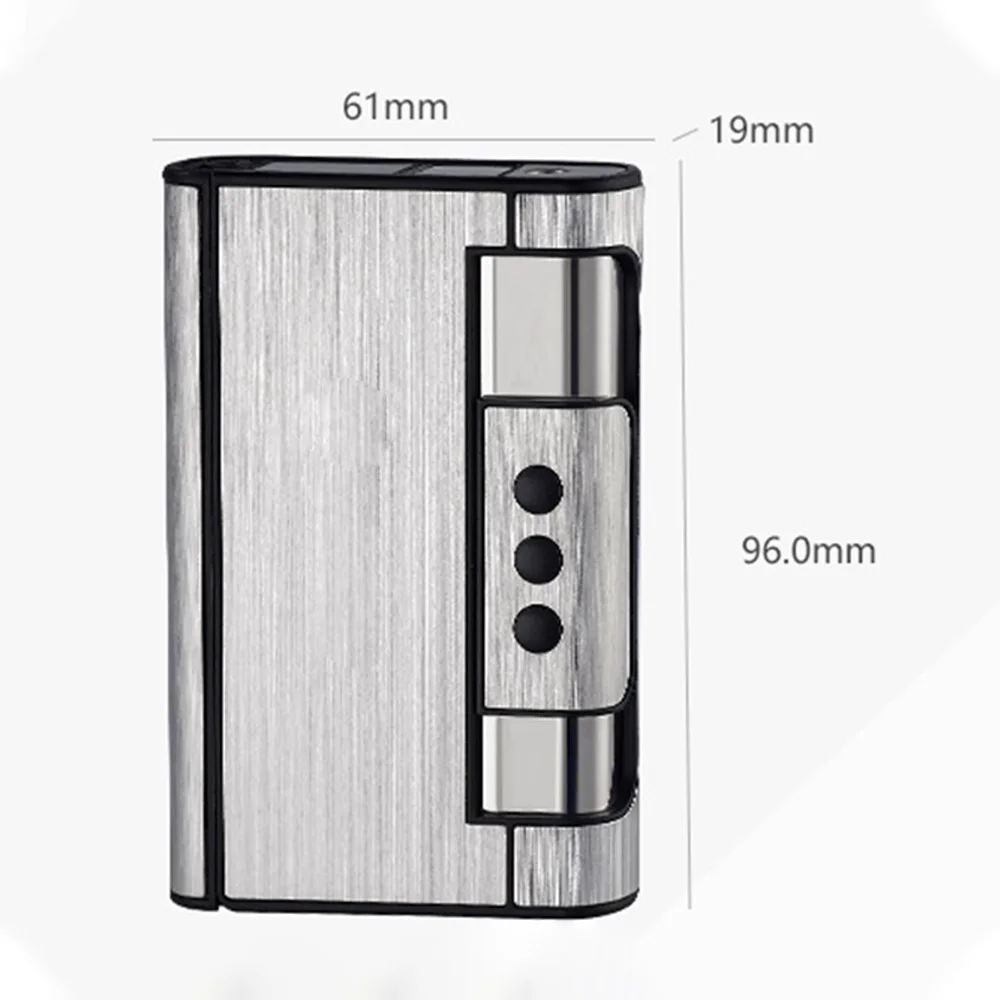 2 in 1 Automatic Cigarette Case Metal Cigarette Box with Light Smoking Accessories Gadgets for Men Dropshipping
2 in 1 Automatic Cigarette Case Metal Cigarette Box with Light Smoking Accessories Gadgets for Men Dropshipping