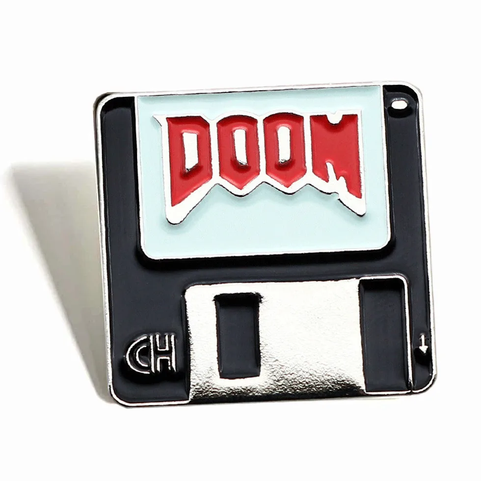 Doom Floppy Disk Brooch Enamel Pin Brooches Metal Badges Lapel Pins Denim Jacket Jewelry Accessories Gifts
Doom Floppy Disk Brooch Enamel Pin Brooches Metal Badges Lapel Pins Denim Jacket Jewelry Accessories Gifts