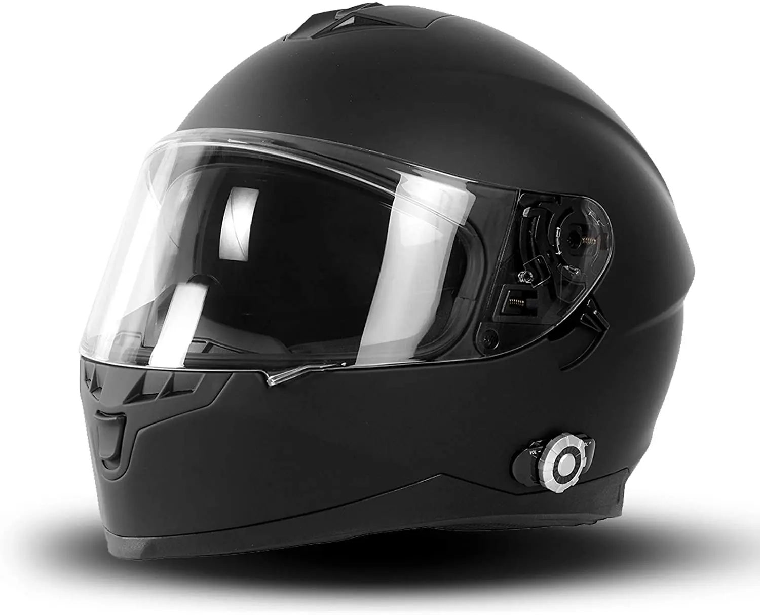 

Motorcycle Bluetooth Intercom Helmet BM22 Interphone Group Talk System 6 Riders 500M FM Radio
