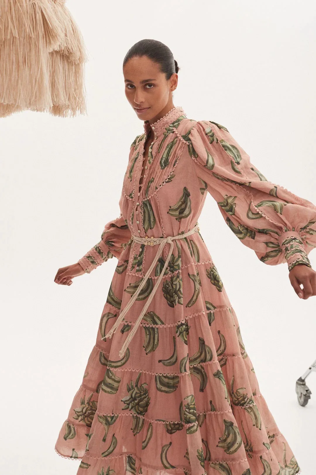 Alem@ais* Summer Women Dress Ramie Full Lanter Sleeve Stand-Collar Floral Printing Pink Casual Ankle Length Vintage Lace
Alem@ais* Summer Women Dress Ramie Full Lanter Sleeve Stand-Collar Floral Printing Pink Casual Ankle Length Vintage Lace